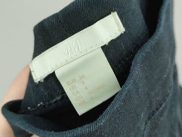 krótkie spodenki i marynarka: H&M, Spodnie materiałowe damskie, rozmiar XS — 4