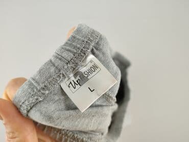 srebrne legginsy: Up FASHION, Legginsy Sportowe damskie, rozmiar L — 4