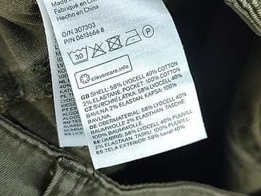 zielone cargo hm: H&M, Spodnie cargo damskie, rozmiar S — 5