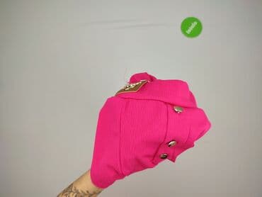 bluzka do różowych spodni: Material trousers for women, size S — 6