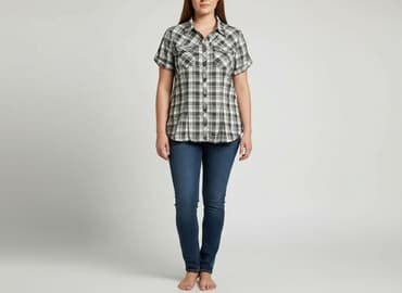 koszula niebieska hm: H&M Divided, Koszula damska, rozmiar XL — 8