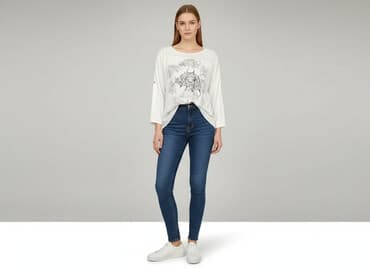 bluzka z rekawiczkami: Bluzka damska, rozmiar M — 5