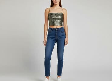 body wk dzik: H&M, Top damski, rozmiar S — 6