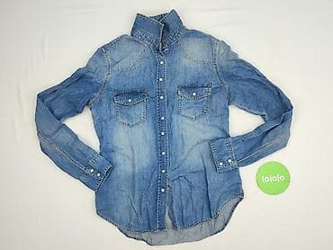 regular jeans: Denim, Koszula damska, rozmiar M — 3
