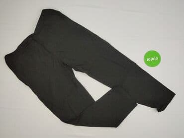 spodnie serduszka by o la la czarne: Styled In Italy, Spodnie materiałowe damskie, rozmiar 2XL — 2