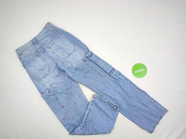 dżinsy cargo: Denim, Spodnie cargo damskie, rozmiar S — 3