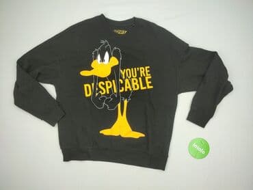 klapki z wlasnym napisem: Looney Tunes, Bluza dla mężczyzn, L — 2