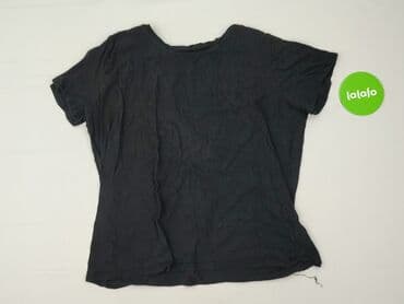 czarne t shirty w serek damskie: T-shirt damski, rozmiar 2XL — 2