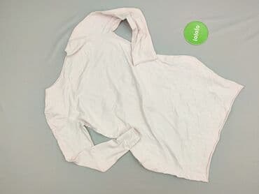 biale spodnie i czarna koszula damska: Жіноча блуза, розмір S — 4