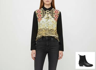 klapki bershka panterka: Bershka, Koszula damska, rozmiar L — 6