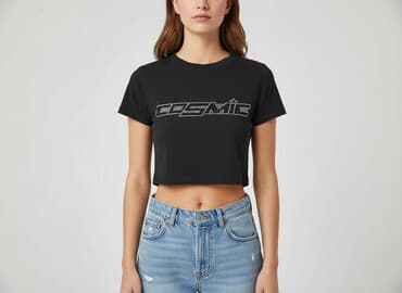 obcisłe koszulki: Top damski, rozmiar S — 1