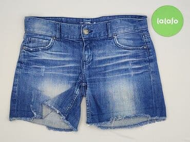 spodenki biale: Vintage Denim, Szorty damskie, rozmiar L — 2