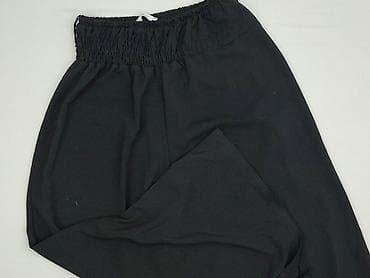 Жінкам: Czarne, damskie spodnie CANDIDA – model z szeroką nogawką - Fason — 1