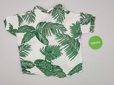 bluza w liscie monstery: Koszula damska, rozmiar L — 3