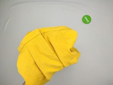 w klapkach tekst: Spodnie materiałowe damskie, rozmiar S — 4