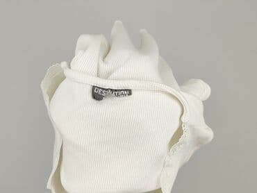 białe koturny sandały ccc: Bluzka damska, rozmiar S — 4