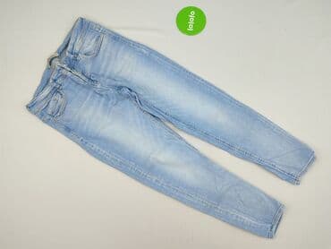 szerokie spodnie jeansowe zara: Zara, Jeansy damskie, rozmiar L — 2