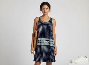 kombinezon damski polarowy: Max Studio, Sukienka damska, rozmiar S — 8