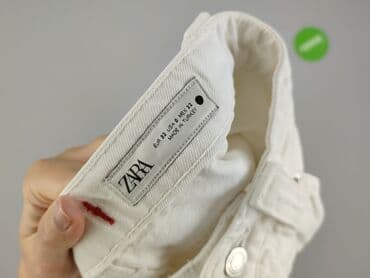zara biale spodnie: Zara, Jeansy damskie, rozmiar 2XS — 4