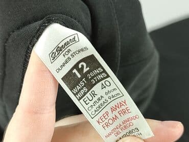 ccc sandały czarne na obcasie: Dunnes Stores, Spodnie materiałowe damskie, rozmiar L — 5