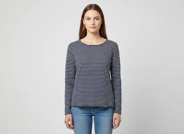 bluzki damskie z długim rękawem tommy hilfiger: Tommy Hilfiger, T-shirt damski, rozmiar S — 1