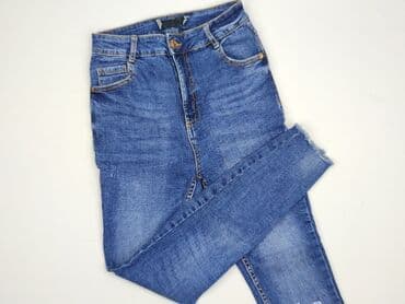 grey denim jeans: Jeansy damskie, rozmiar S — 1