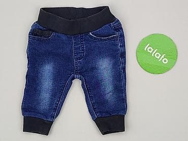 spiderman cropp: Spodnie jeansowe, 1-3 m, stan - Bardzo dobry — 2