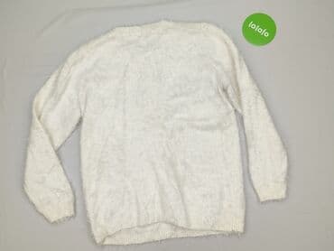 sweter w chmurki: Sweter damski, rozmiar L — 3