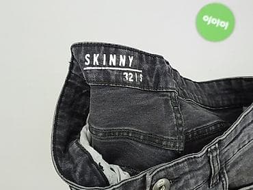 kolor szary: Skinny, Jeansy damskie, rozmiar S — 4