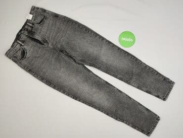 srebrne legginsy: Sinsay, Jeansy damskie, M — 2