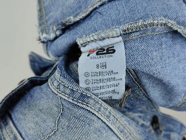 dopasowany top z długim rękawem: Dziecięca kurtka jeansowa, 8 lat, 122-128 cm, stan - Idealny — 5