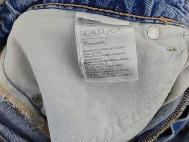 szerokie krótkie spodenki jeansowe: H&M, Shorts for women, size XS — 6