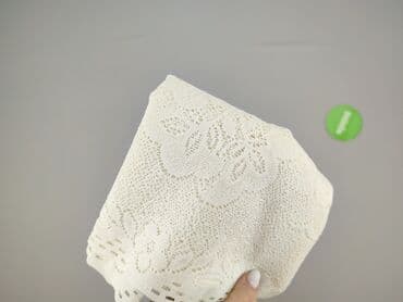 krótkie zasłony: Koronkowa firanka / panel dekoracyjny - Kolor: ecru/śmietankowy - — 3