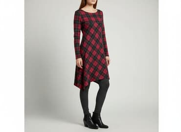 sukienka w szachownicę: Women`s dress, size S — 1