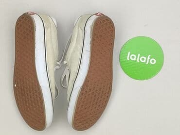 buty z białą podeszwą na wf: Vans, Trampki damskie, rozmiar 38 — 3