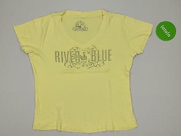 basic t shirt h: Blue, T-shirt damski, rozmiar 2XL — 2