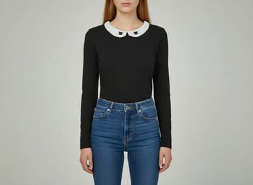 bluzka z kotem damska: Sinsay, Bluzka damska, rozmiar XS — 1