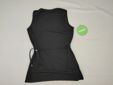 czarne t shirty w serek damskie: T-shirt damski, rozmiar S — 4