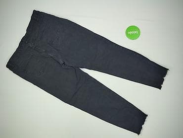 czarne cargo pull and bear: Jeansy damskie, rozmiar 2XL — 3