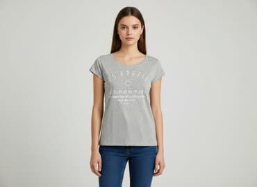 koszulka los angeles damska: Sinsay, T-shirt damski, rozmiar S — 1