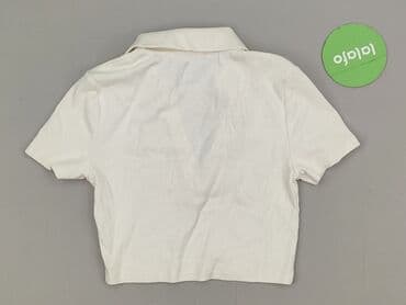 zara koszulka z prązkowanej dzianiny: Zara, Damska koszulka polo, M — 3