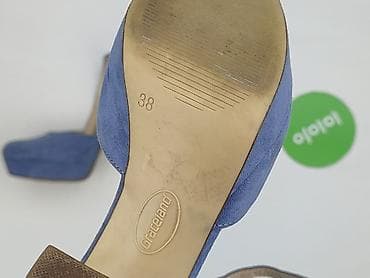 stradivarius klapki na platformie: Sandały damskie, rozmiar 38 — 4