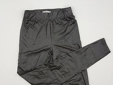 leginsy h: Bershka, Legginsy Ze skóry ekologicznej damskie, rozmiar S — 1