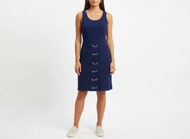 jaki kolor rajstop do granatowej sukienki: Sukienka damska, rozmiar S — 6