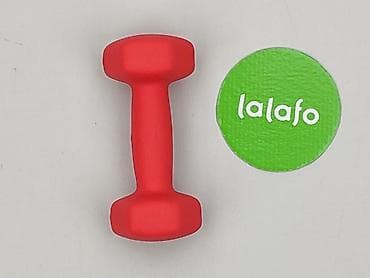 getry lateksowe: Hantla neoprenowa 1,5 kg – czerwona - Waga: 1,5 kg (nadruk na — 2