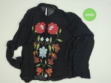 czarna bluzka koronkowa zara: Zara, Bluzka damska, rozmiar M — 2