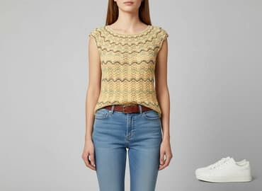 bluzki czarne z koronki: T-shirt damski, rozmiar S — 5