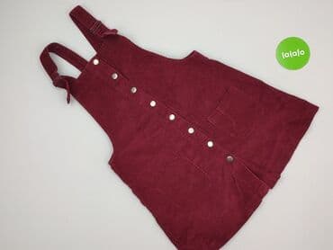 bordowe spodnie woskowane: Kombinezon damski, rozmiar S — 2