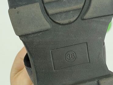 biale klapki a'la hermes: Sandały damskie, rozmiar 36 — 6