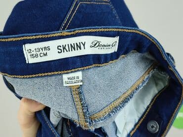 koszulki termiczne lidl: Spodnie jeansowe, DenimCo, 13 lat, 158, stan - Bardzo dobry — 4